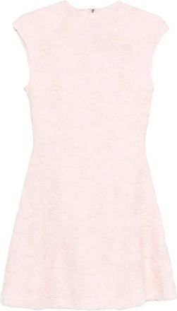 Rotate Minijurk met bloemenmotief - Dames - Feestkleedjes - Roze - M - Polyester - Kleedjes