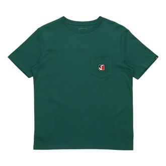Vans Unisex Embroidery Short Sleeve Green VN0A4URTEGR