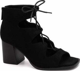 Corkys Footwear Womens Wally Suede Heel In Black
