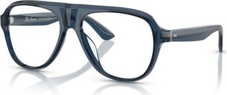 Oliver Peoples 54mm Pilot optical glasses in Blue at Nordstrom
