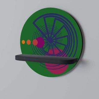 OEM Vivid Colorwheel Estante Redondo Negro