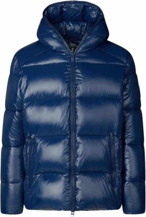 Save The Duck Edgard Puffer Jacket - Heren - Winterjassen - Blauw - M - Leer - Jassen