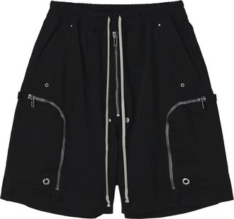 Rick Owens Cargo shorts - Zwart