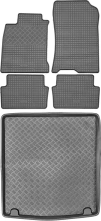 OEM Juego De Alfombrillas De Goma Para Coche Y Maletero Para Renault Laguna Iii Estate (2008-2015)
