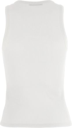 Givenchy Womens White Cotton Sleeveles T-Shirt