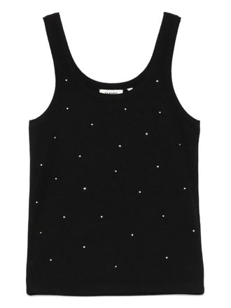 Sandro rhinestone-embellished top - Black