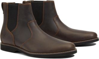 Timberland Mens Woodhull Chelsea Basic Boots, Dark Brown Full Grain, 6.5 UK