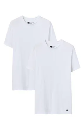 Saxx DropTemp Dry Cotton V Neck Undershirts in White at Nordstrom, Size X-Large