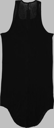 Rick Owens Basic Rib Cotton Tank Top - Black