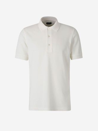 Tom Ford Polo Logo Pique