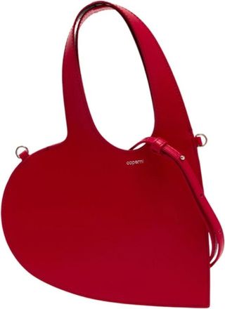 Coperni Shoulder Bags, female, Red, Size: ONE SIZE Mini Heart Crossbody