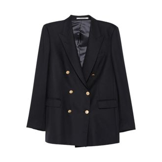 Tagliatore J-Jasmine Blazer - Dames - Jassen - Blauw - Maat: L Zijde