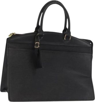 Louis Vuitton Pre-owned Leren Handtas - Dames - Vintage Handtas - Zwart - ONE Size - Leer - Vintage