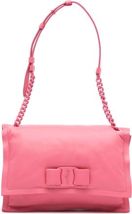 Ferragamo Borsa a tracolla Viva Bow imbottita 2010-2025 - Rosa