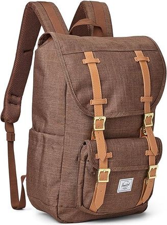 Herschel Little Americatm Mid Backpack Backpack Bags Potting Soil Crosshatch, Textile