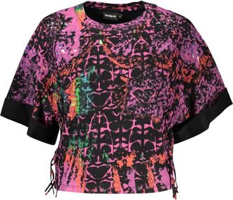 Desigual Mujer, Camisetas, Multicolor, Talla: XS