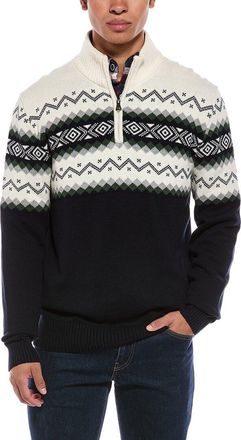 Weatherproof Vintage Two Tone Nordic Yoke 1/4-Zip Sweater