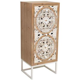 Wanderlust Deco Sinfonier De Madera Blanco 45x35x105
