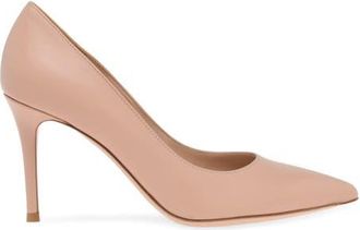 Gianvito Rossi Gianvito 85 Pump in Peach Pink Leather at Nordstrom, Size 39.5