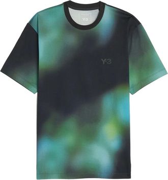 Yohji Yamamoto T-shirt M Reg AOP Y-3 x Wildside - Blu