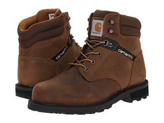 Carhartt Work in Progress Traditional Welt 6 Work Boots Mens Work Boots Crazy Horse Brown Leather : 10.5 D - Medium