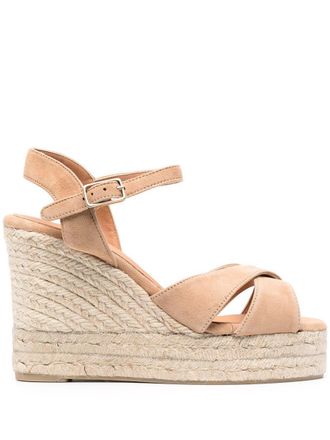 Castaner Carina Espadrilles In Caramel Jute With Wedge