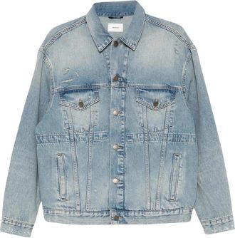 Haikure Giacca over in denim con dettaglio coulisse in vita - Dames - Spijkerjassen - Blauw - XS - Denim - Jassen
