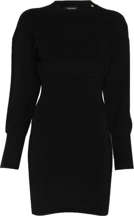 Anine Bing Imane Logo-plaque Mini Dress