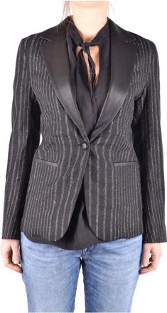 Jacob Cohen Sportjas - Dames - Blazers - Grijs - XS - Wol - Jassen