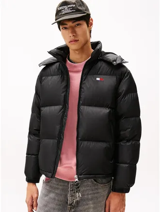 Tommy Hilfiger Mens Tommy Jeans Alaska Ripstop Down Jacket - Black - XXL