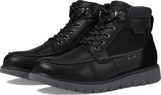 Nunn Bush Karnak Moc Toe Boots Lightweight Comfortable Chukka Mens Boots Black : 10.5 W (EE), Leather