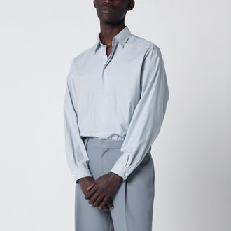 Lardini Camicia azzurra in misto cotone