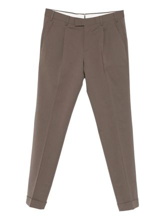 Pantaloni Torino pleated cuff trousers - Grijs