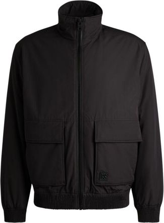 HUGO BOSS Water-repellent jacket in matte fabric