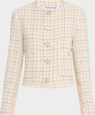 Veronica Beard Andrea Tailored Tweed Jacket