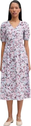 Marc O'Polo Flared Midi Dress - Dames - Casual kleedjes - Veelkleurig - S - Katoen - Kleedjes