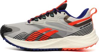 Reebok Womens FLOATRIDE Energy 4 Adventure Running Shoe, pure grey 3/core black/orange flare, 7.5
