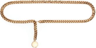 Stella McCartney Falabella chain belt - women - Brass - S - Gold