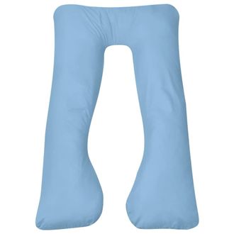 vidaXL Almohada De Embarazo Azul Claro 90x145 Cm Vidaxl