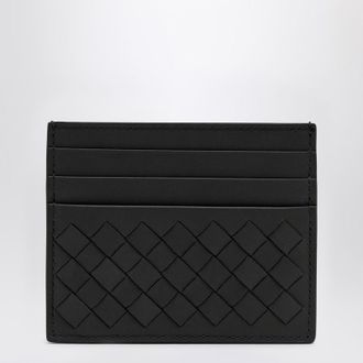 Bottega Veneta Black Intrecciato cardholder