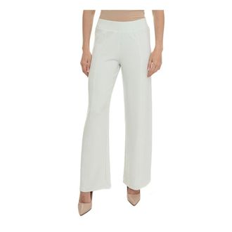 Emporio Armani Soft Trousers - female - Emporio Armani EA7 - Wide Trousers - Blue - XS - Trousers