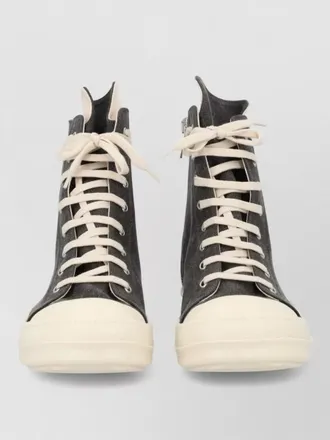 Rick Owens canvas boots