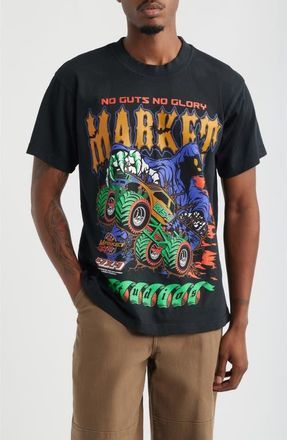 Market No Guts No Glory Cotton Graphic T-Shirt in Black at Nordstrom, Size Large