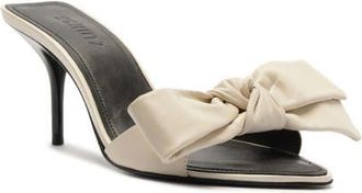 Schutz Elodie Bow Sandal in Sugar White at Nordstrom, Size 8.5