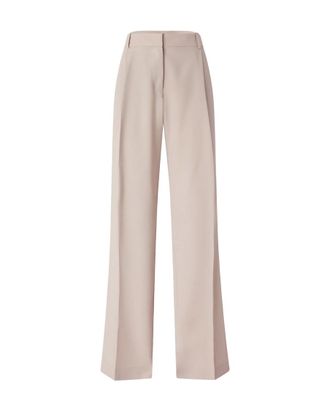 Pinko Natural Straight Flat Front Pants