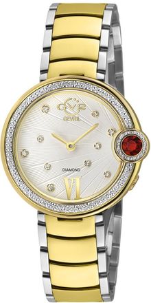 Gevril Group Perugia Quartz White Dial Ladies Watch 14703B
