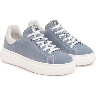 Nero Giardini Suede Retro Sneaker in Star Blue at Nordstrom Rack, Size 7Us / 37Eu