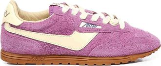 Autry Windspin suede and leather trainers