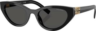 Miu Miu Dames, Accessoires, Zwart, Maat: 54 MM Polyamide