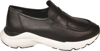 Tod's Sportieve Loafers - Dames - Sneakers - Zwart - 36 EU - Leer - Schoenen